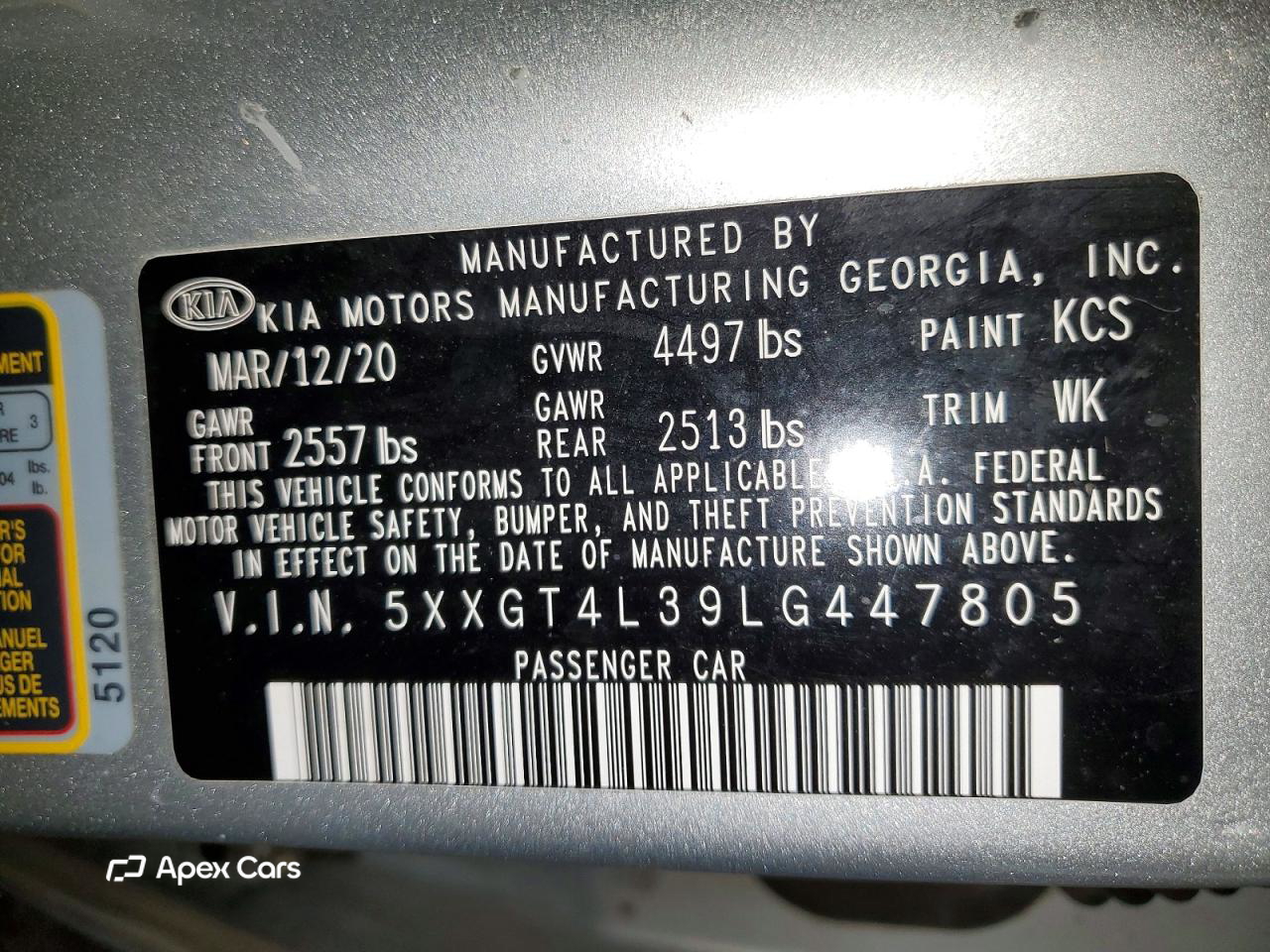 Kia Optima 2020