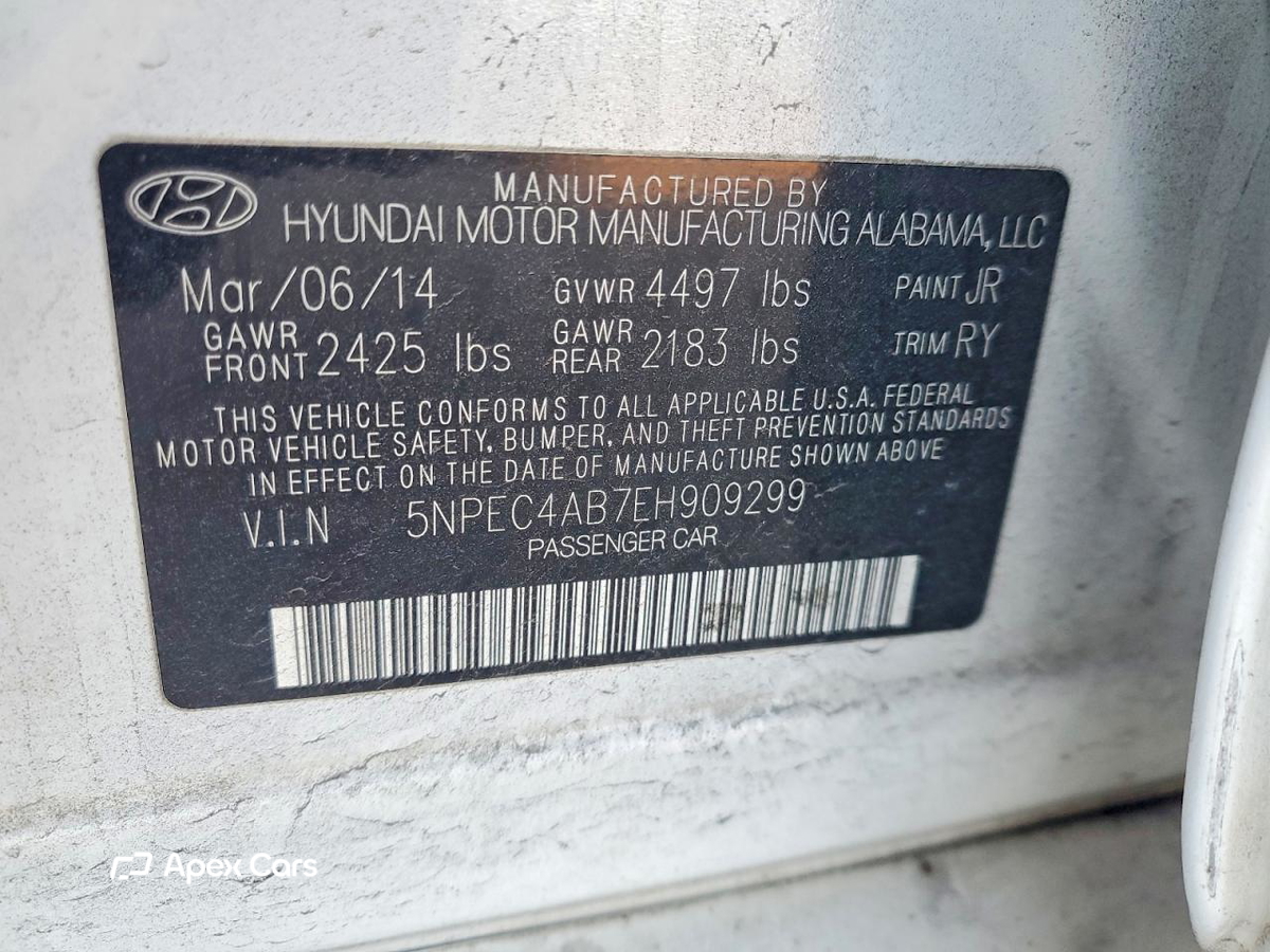 Hyundai Sonata 2014