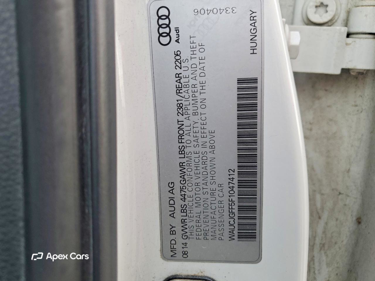 Audi A3 2015
