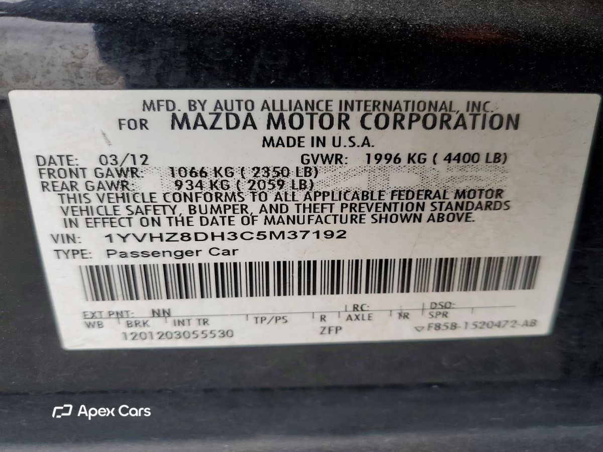 Mazda 6 2012
