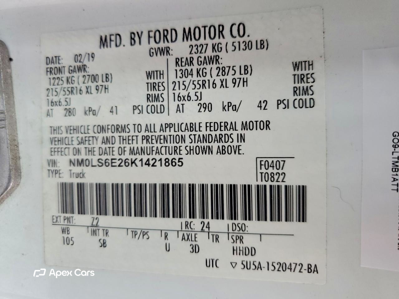Ford Transit 2019