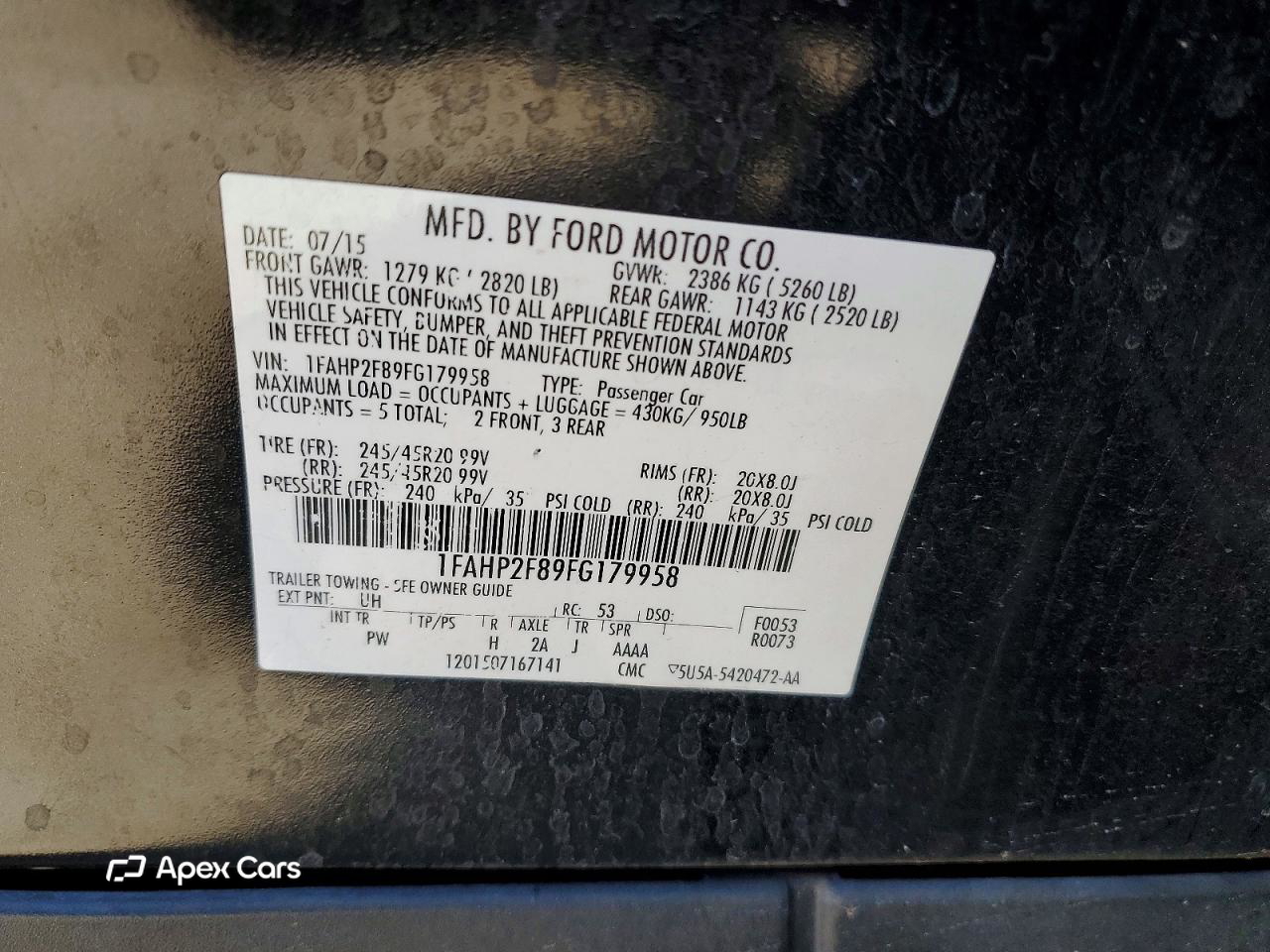 Ford Taurus 2015