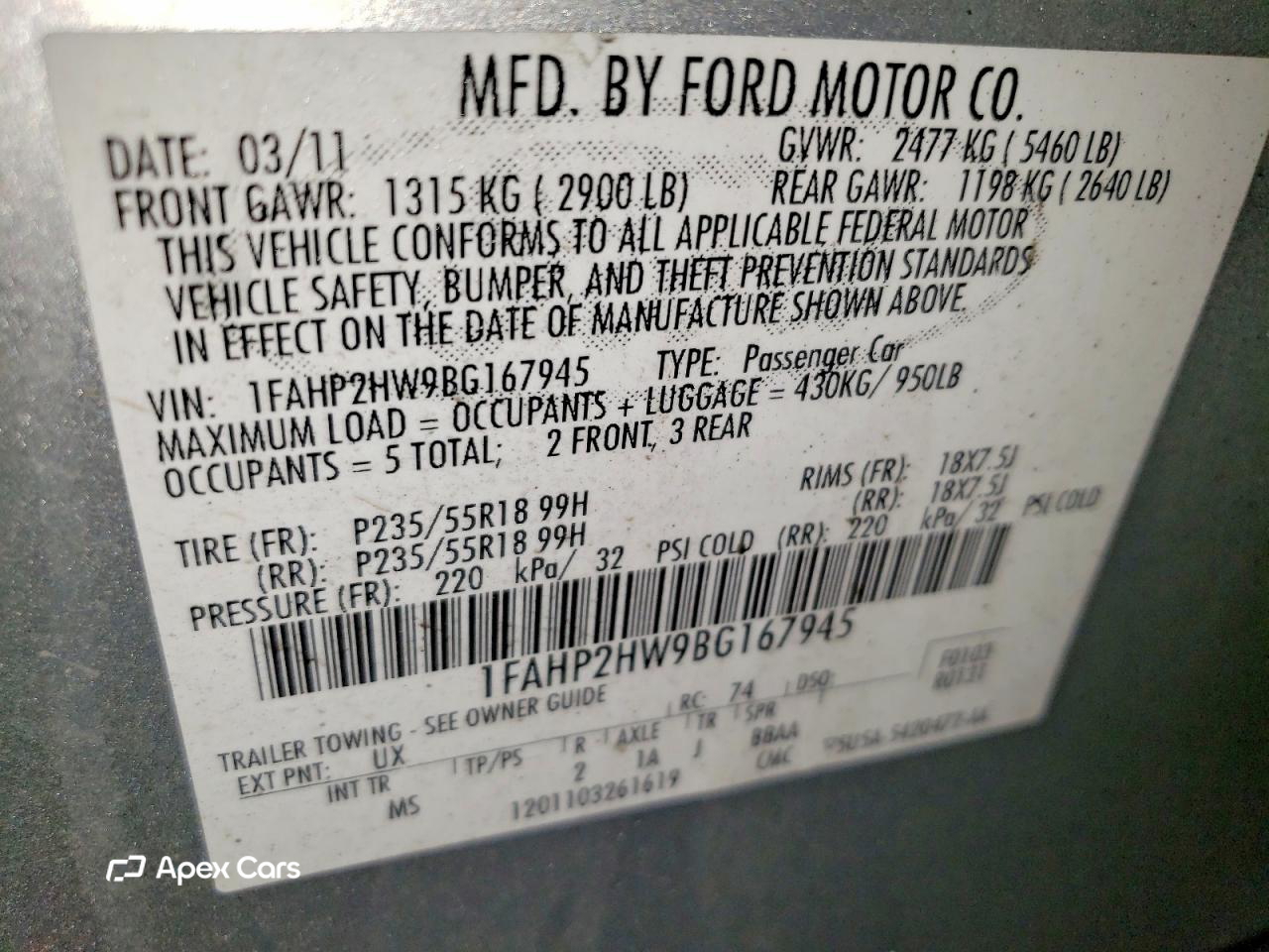 Ford Taurus 2011