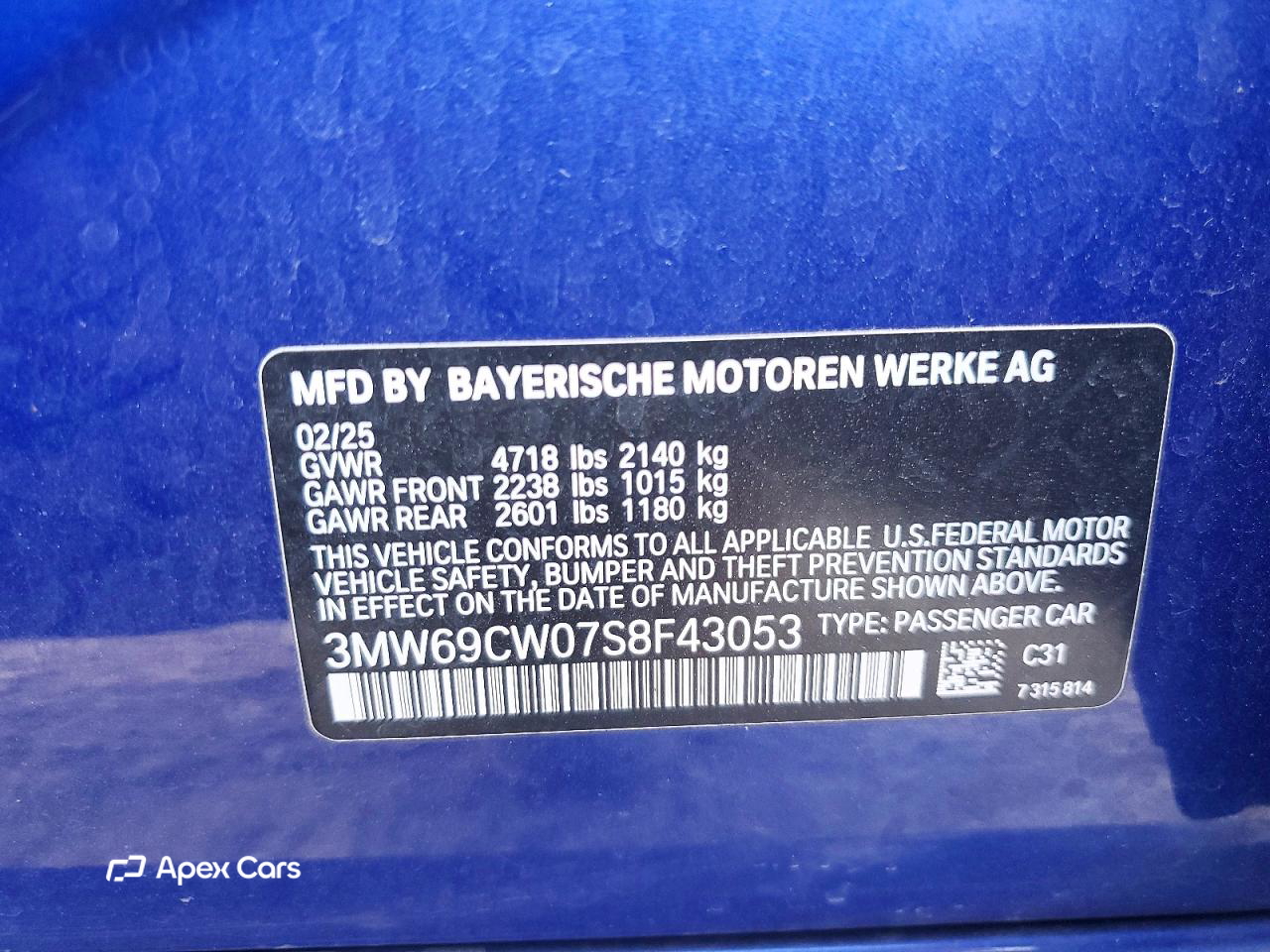 BMW Series 3 2025