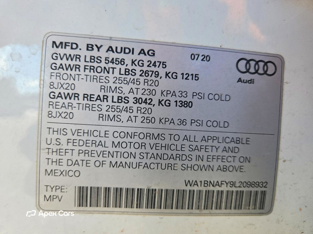 Audi Q5 2020