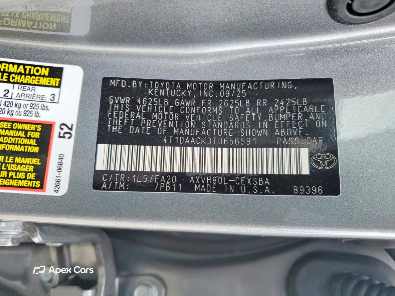 Toyota Camry 2026