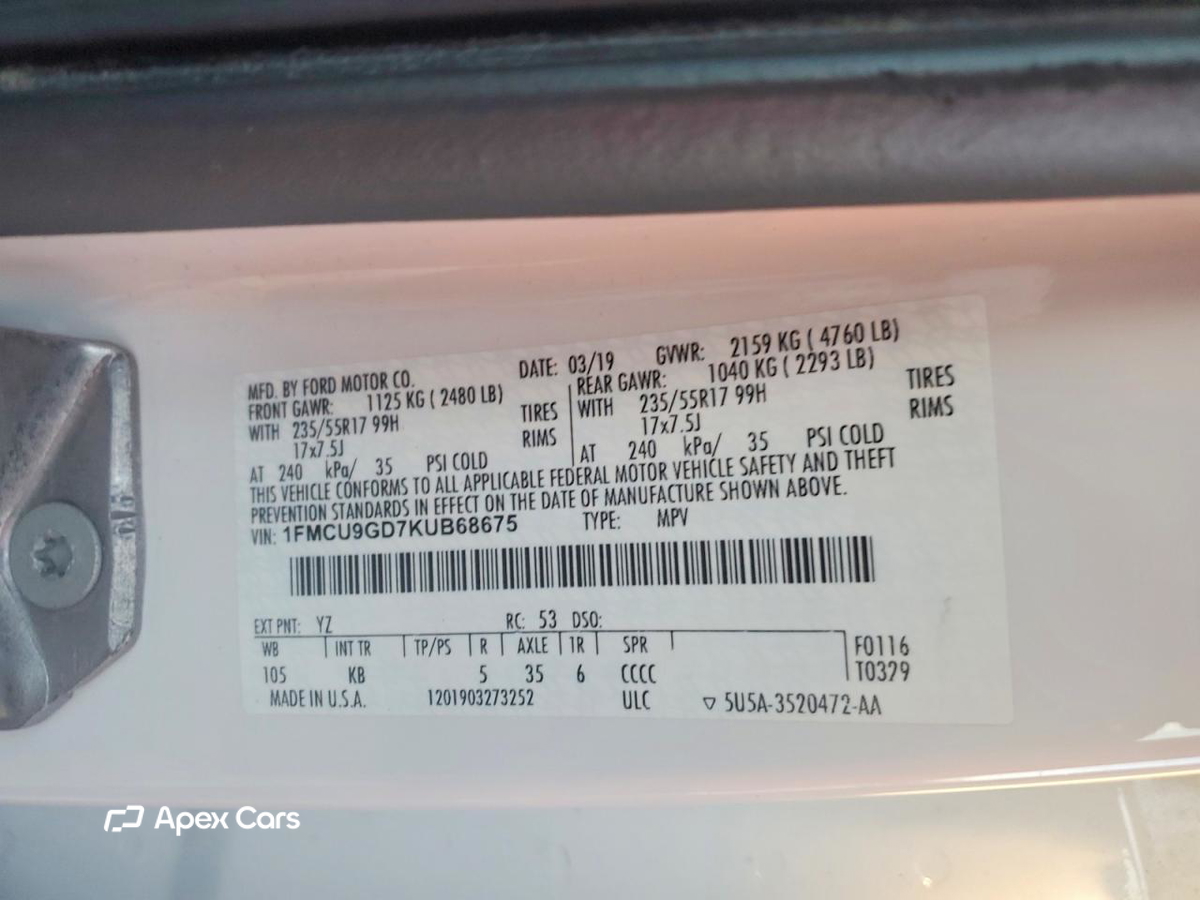 Ford Escape 2019