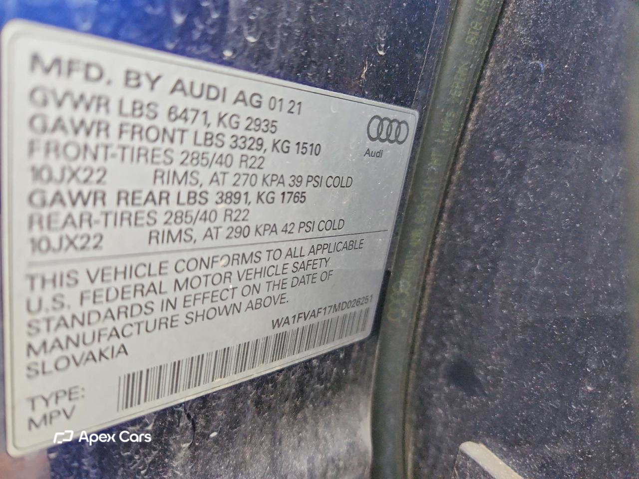 Audi Q8 2021