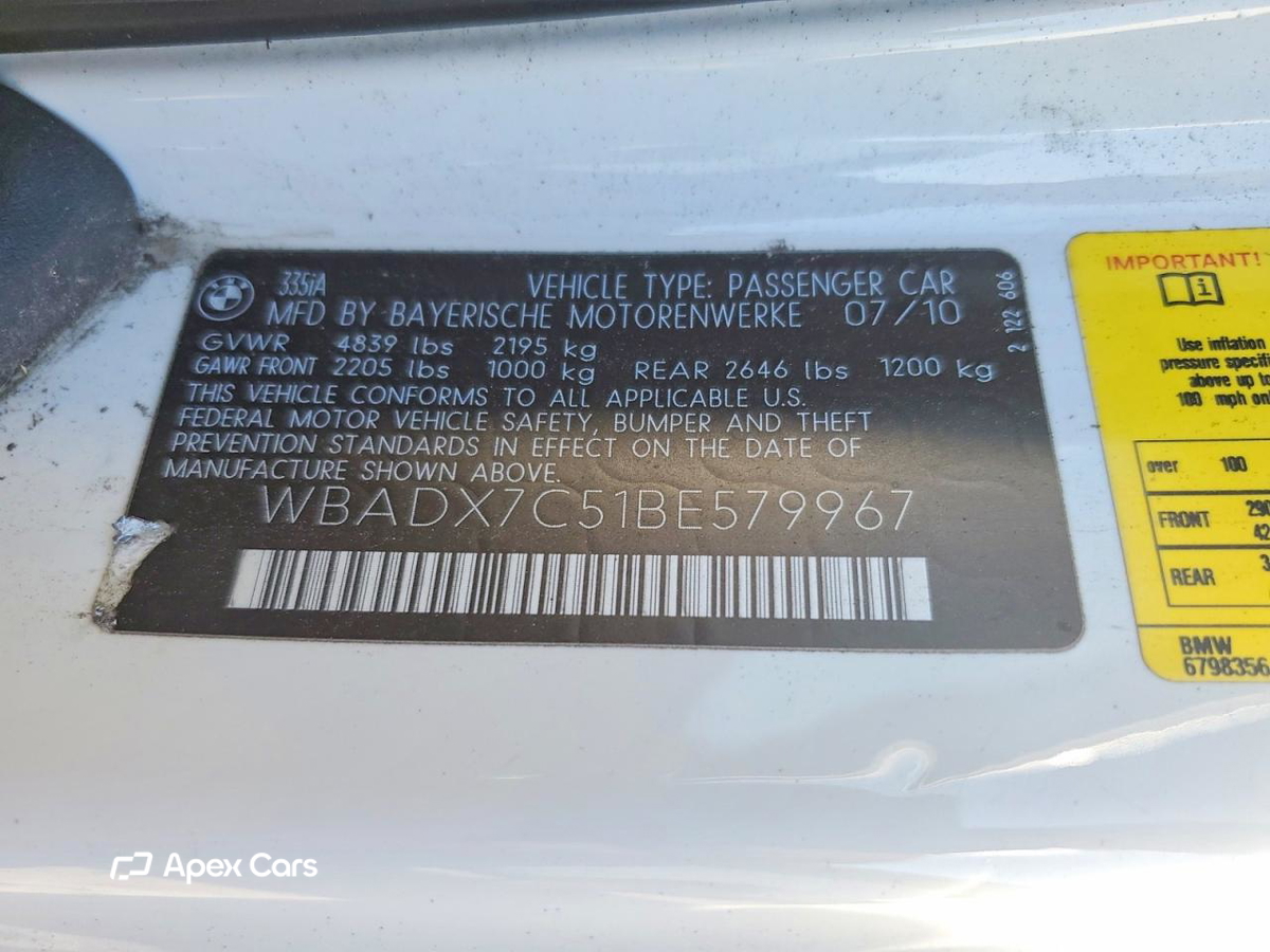 BMW Series 3 2011