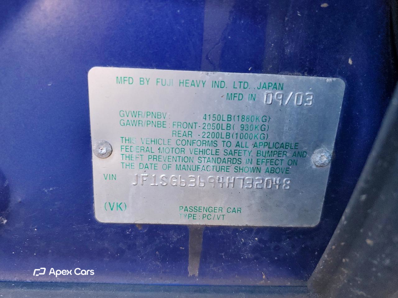 Subaru Forester 2004