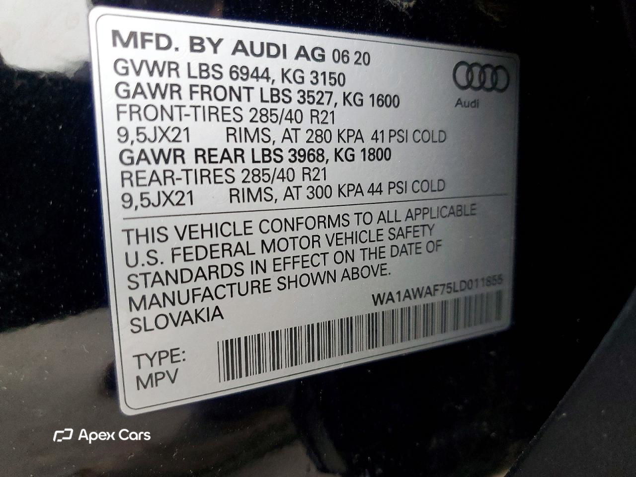 Audi SQ7 2020