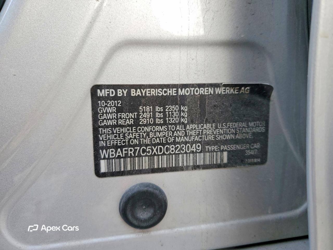 BMW Series 5 2013