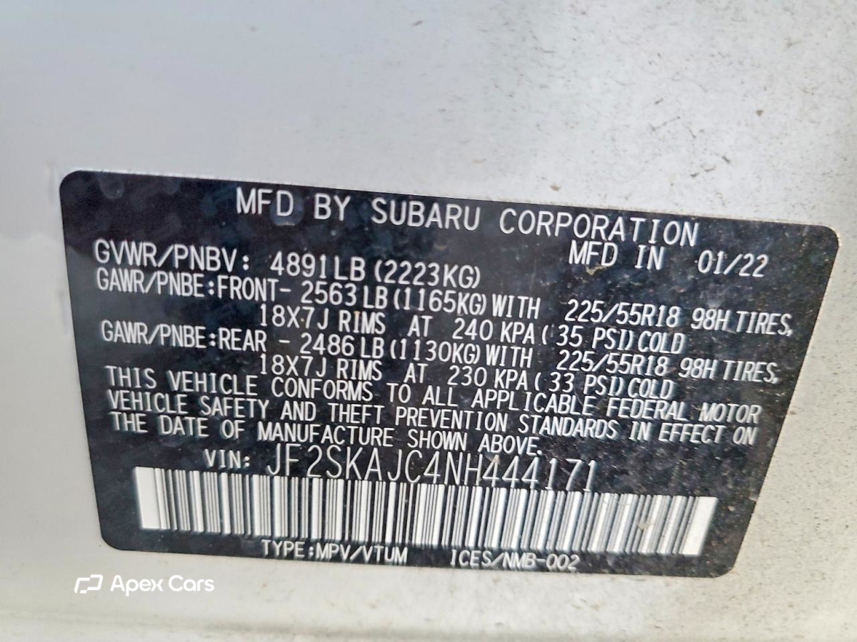 Subaru Forester 2022