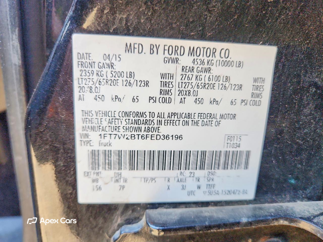 Ford F250 2015