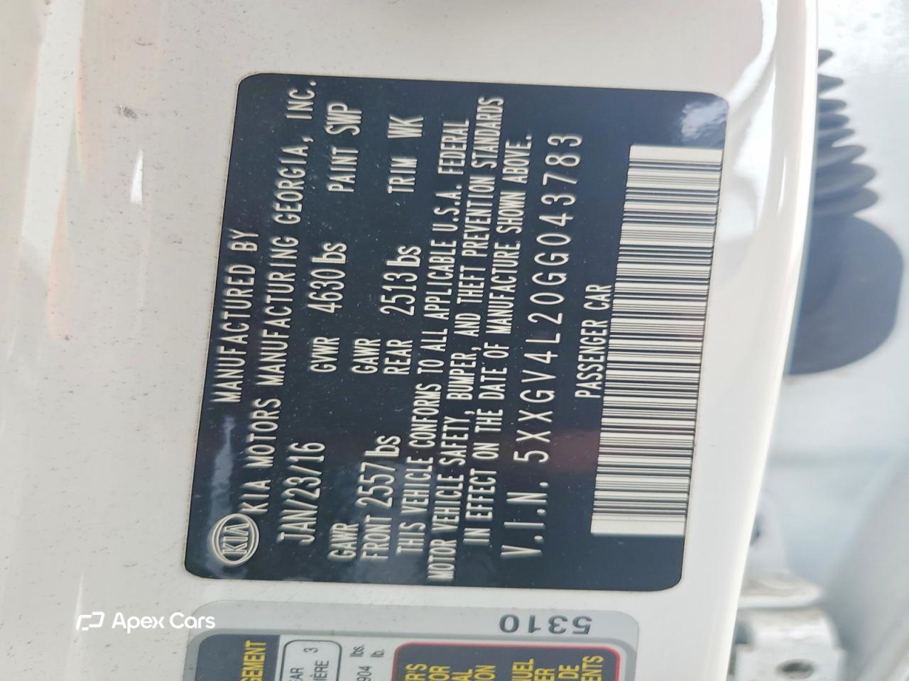 Kia Optima 2016
