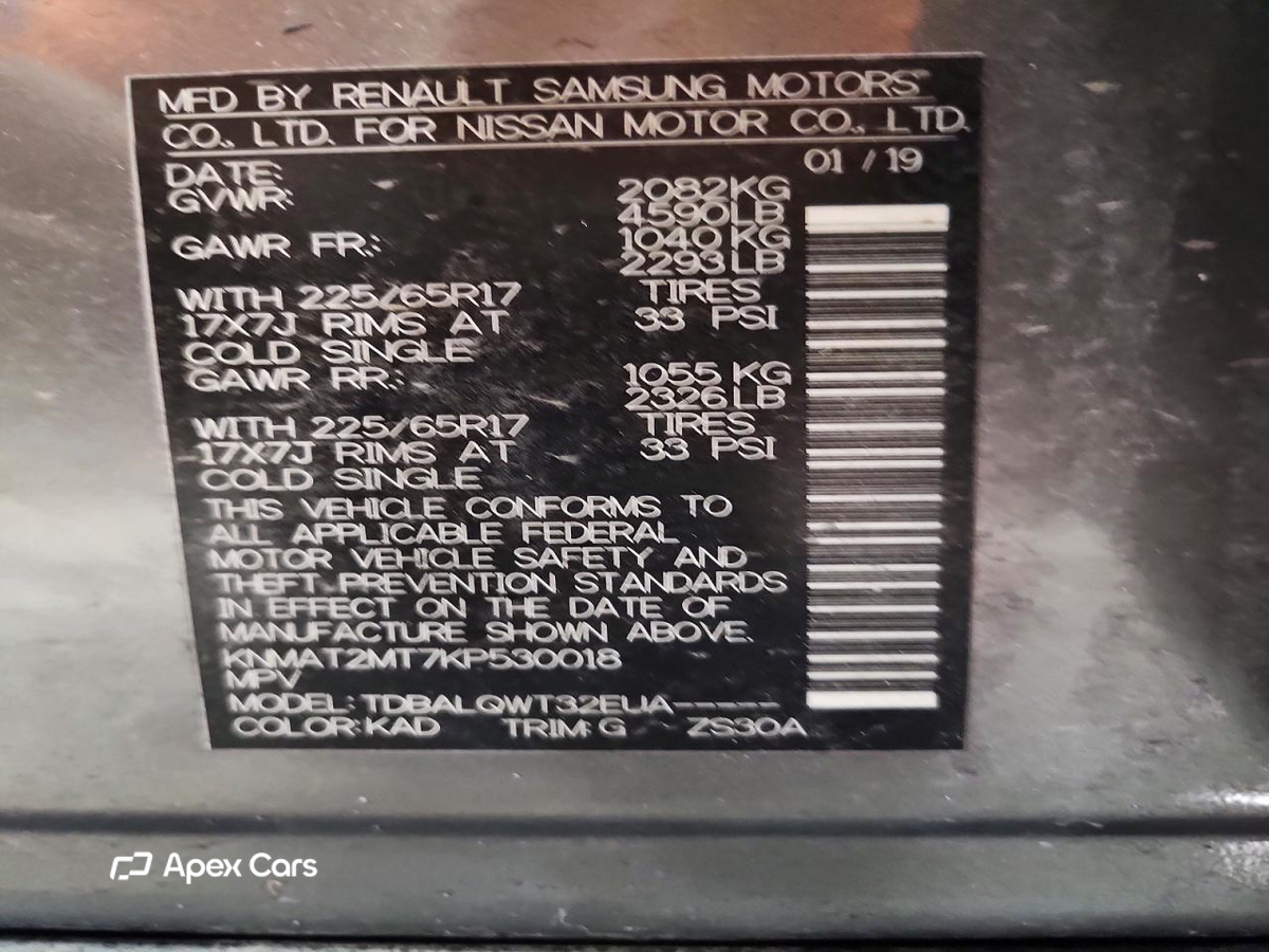 Nissan Rogue 2019