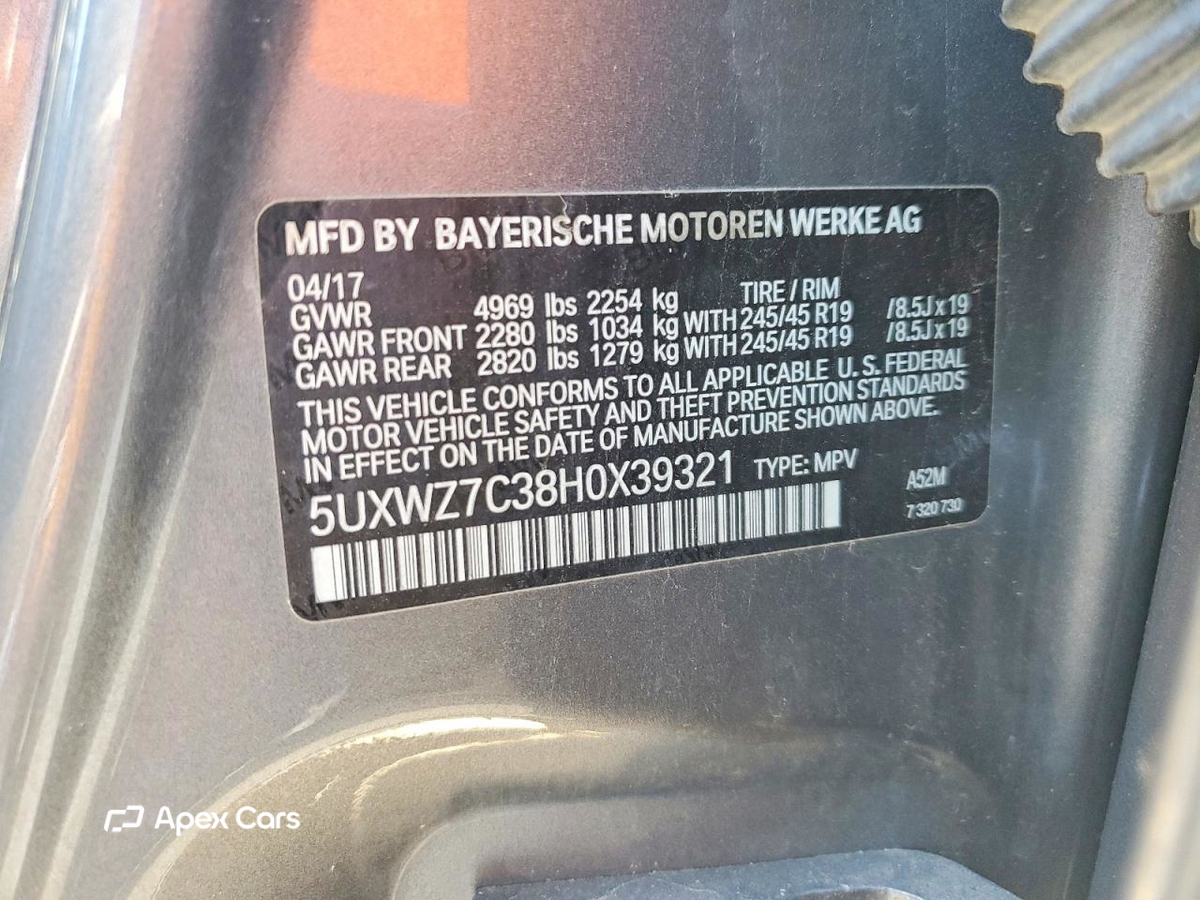 BMW X3 2017