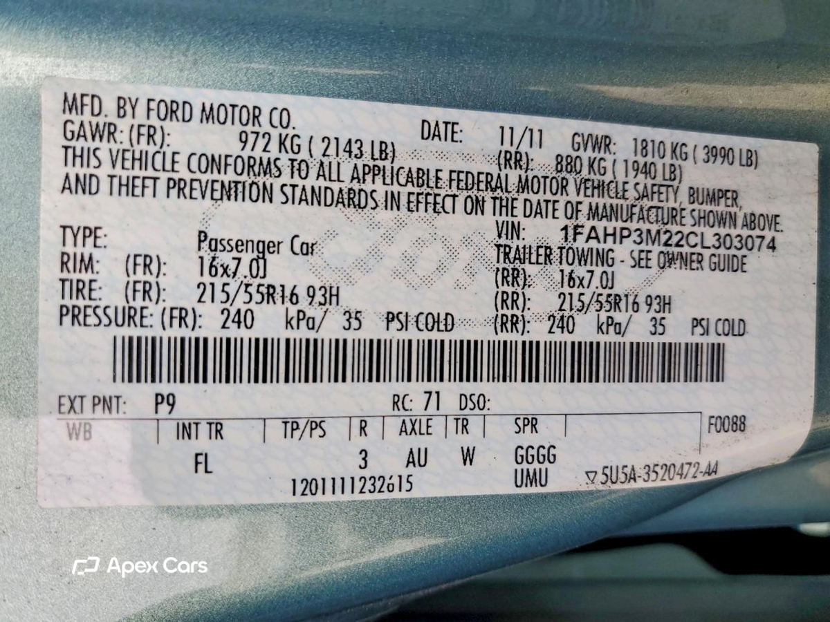 Ford Focus 2012
