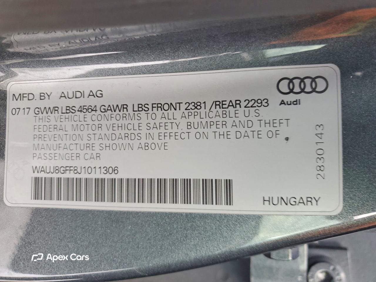 Audi A3 2018