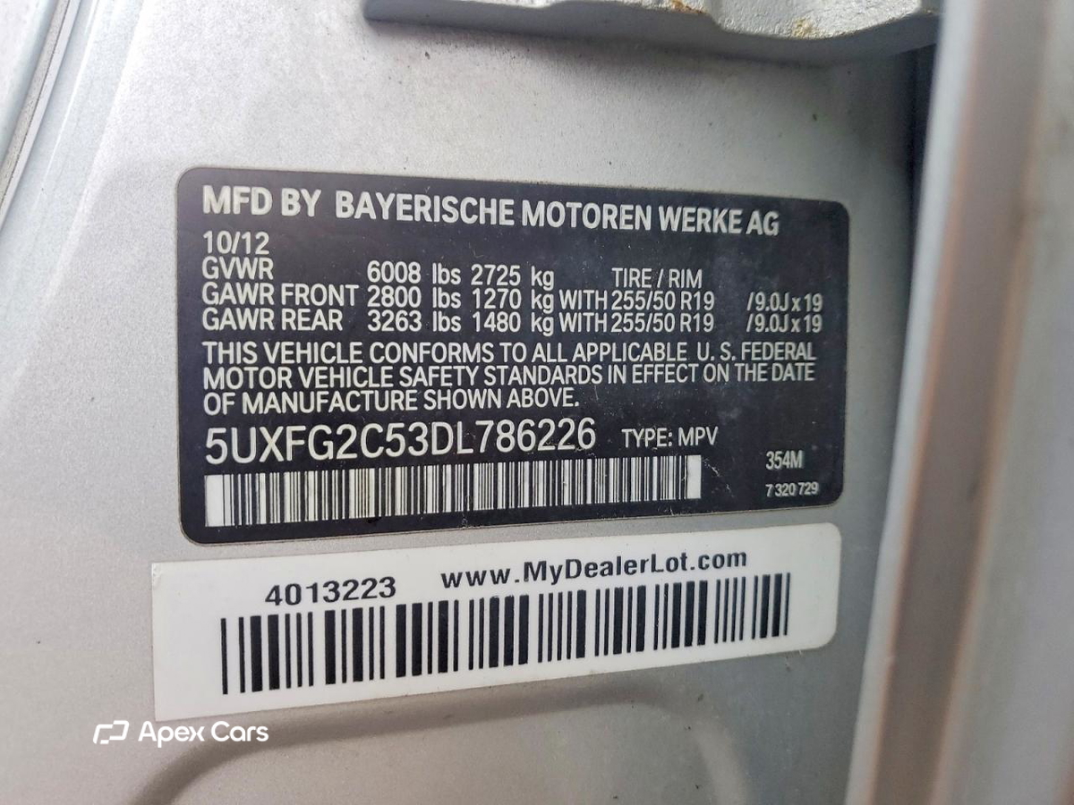 BMW X6 2013
