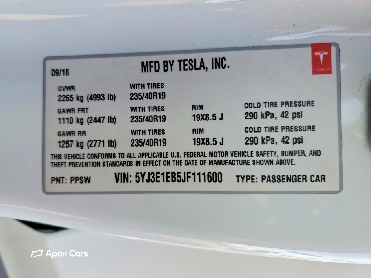 Tesla Model 3 2018