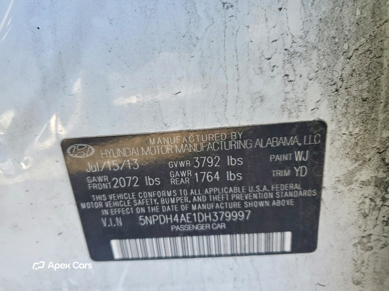 Hyundai Elantra 2013