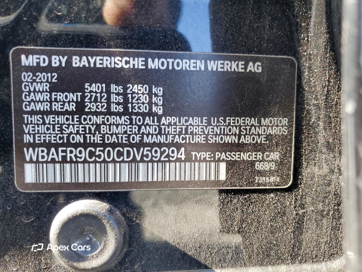 BMW Series 5 2012