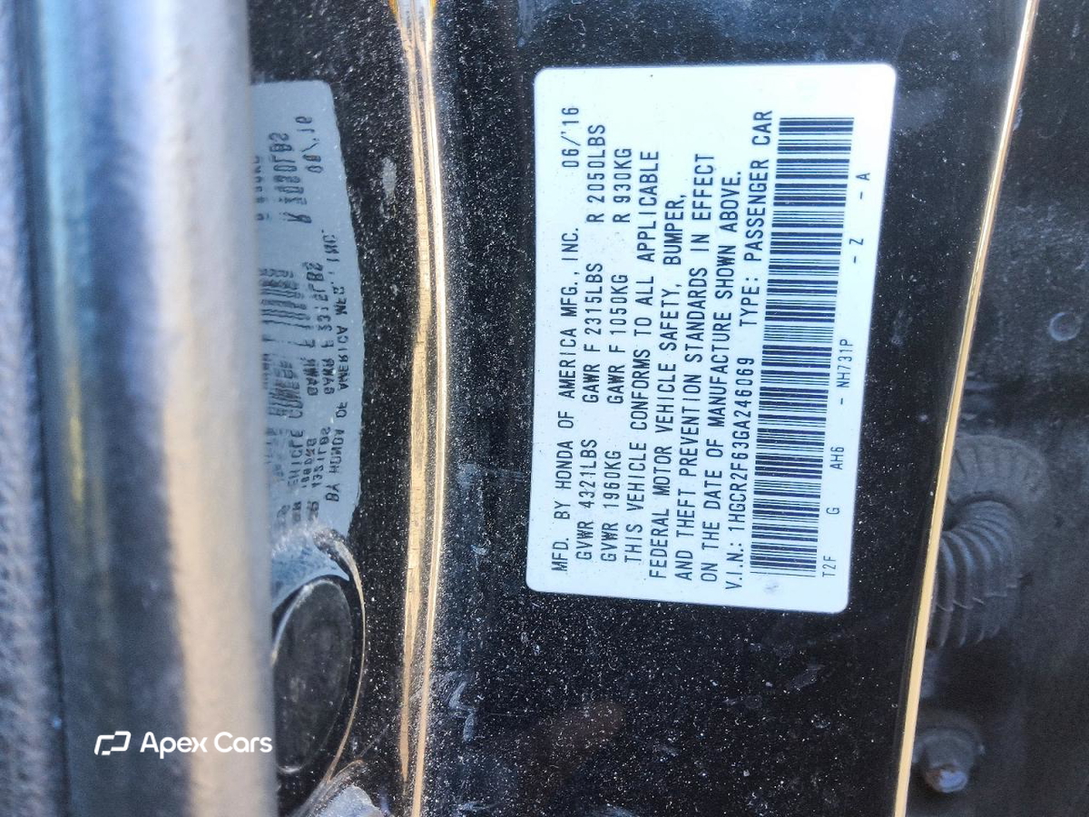 Honda Accord 2016