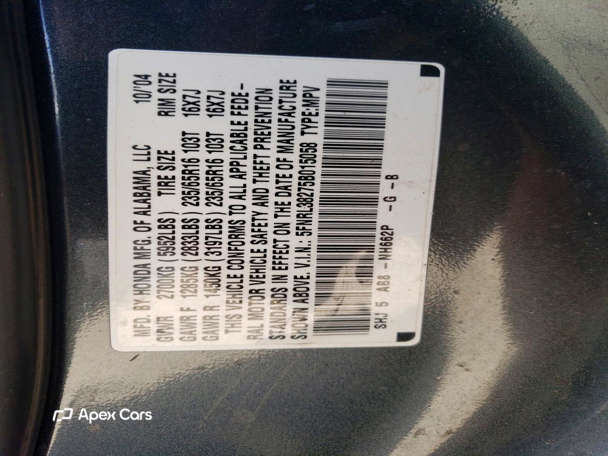 Honda Odyssey 2005