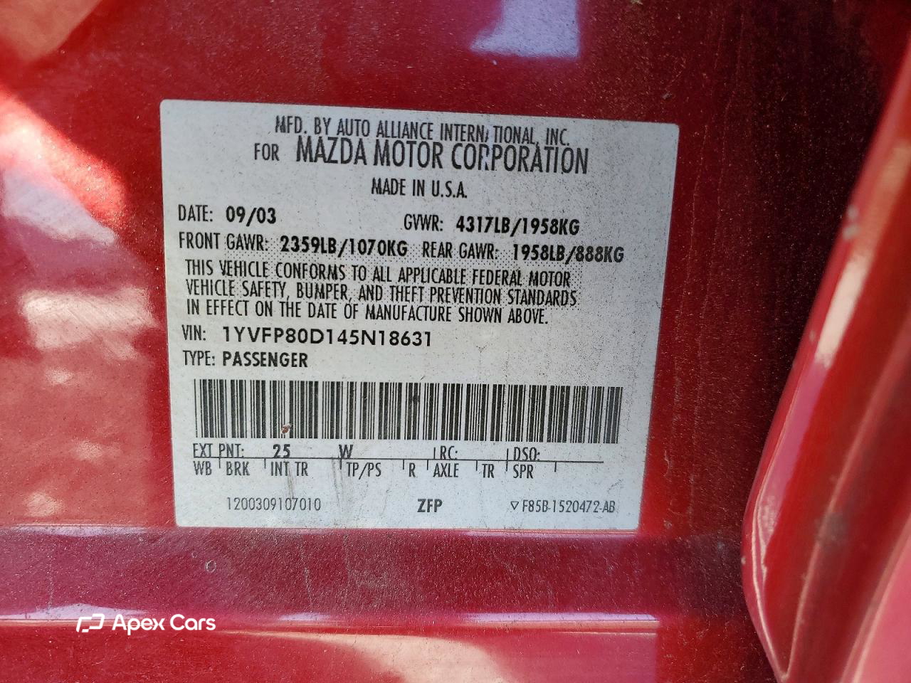 Mazda 6 2004