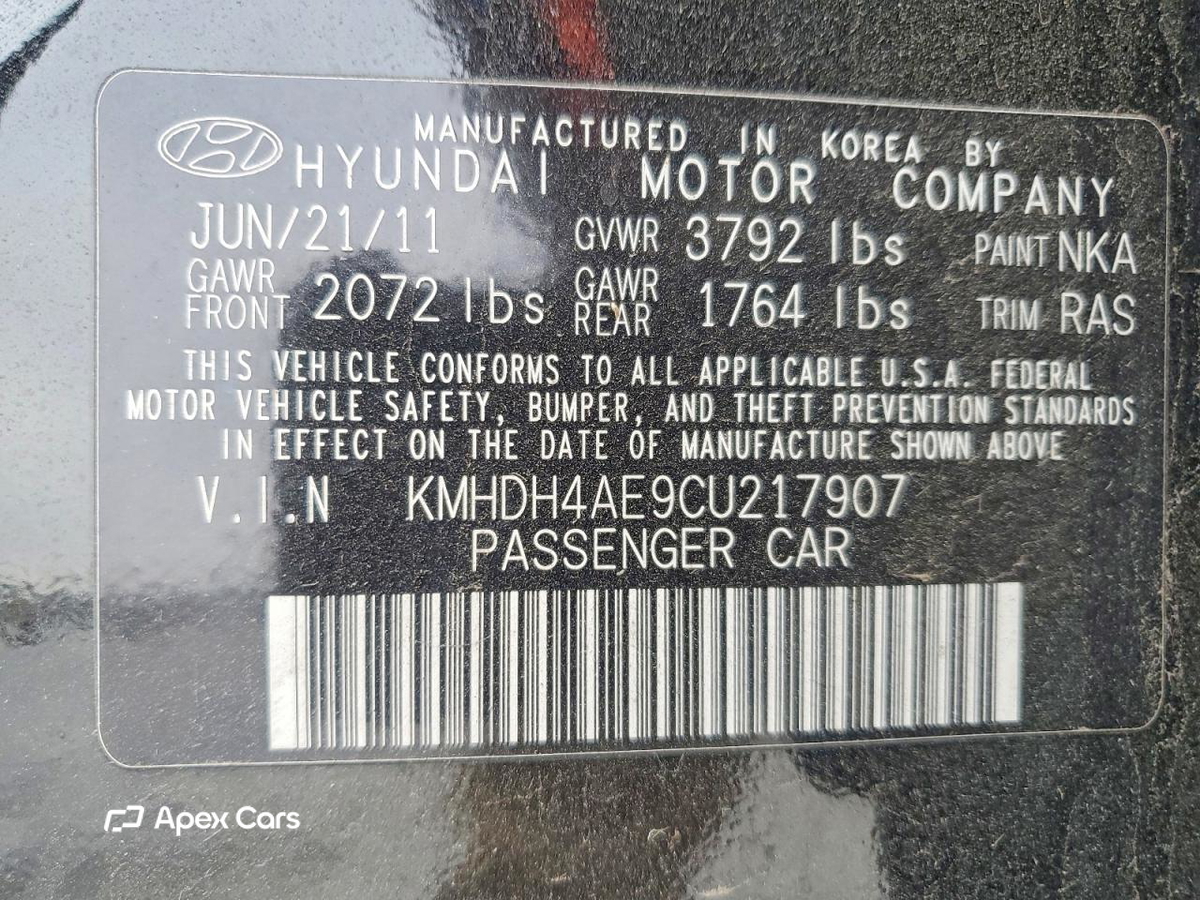 Hyundai Elantra 2012