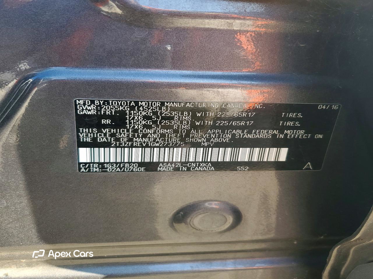Toyota RAV 4 2016