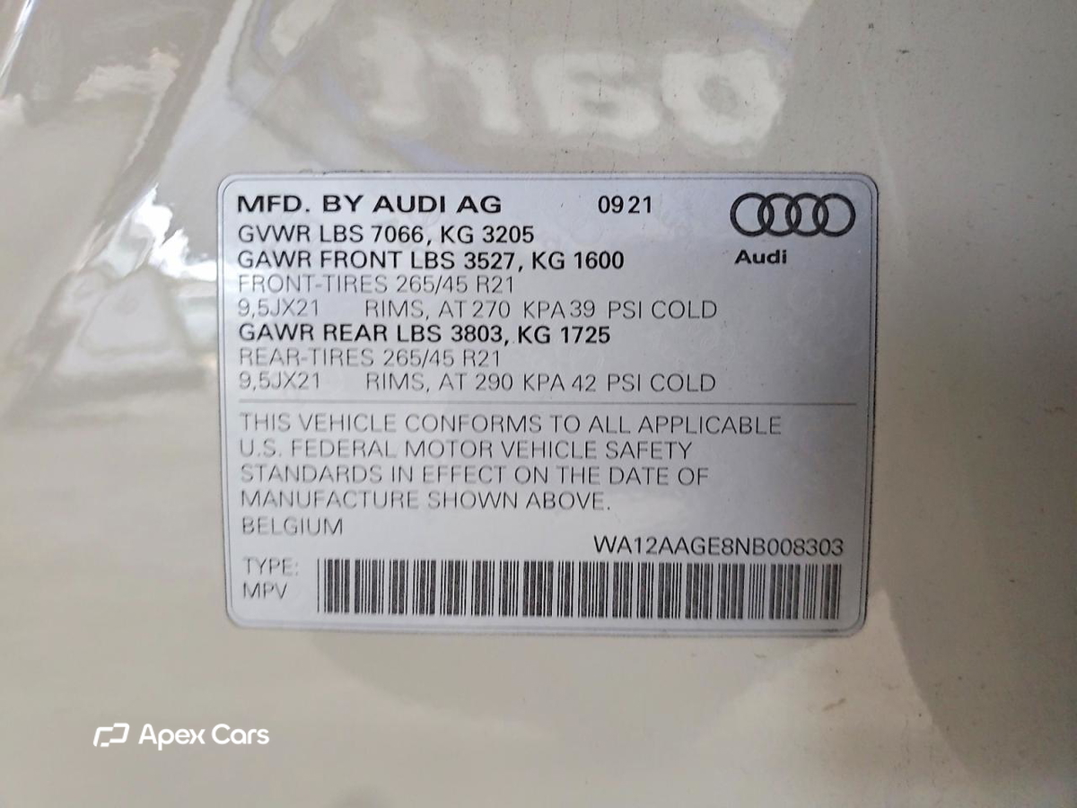 Audi e-tron 2022