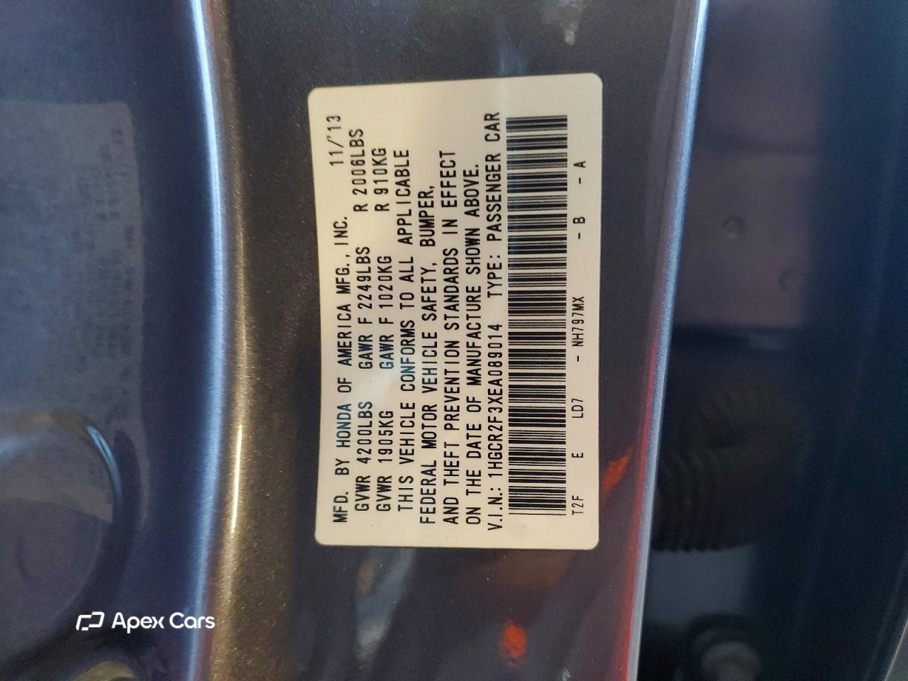 Honda Accord 2014