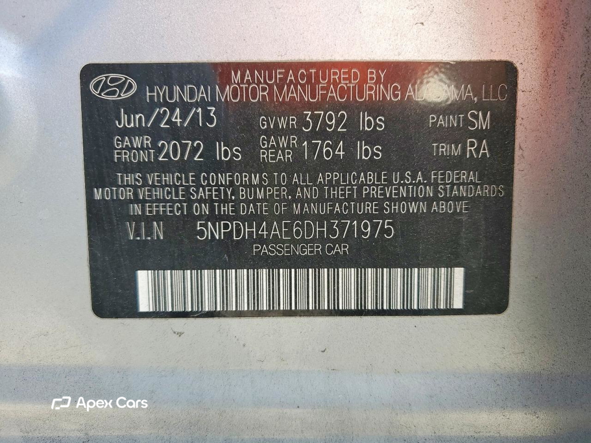 Hyundai Elantra 2013