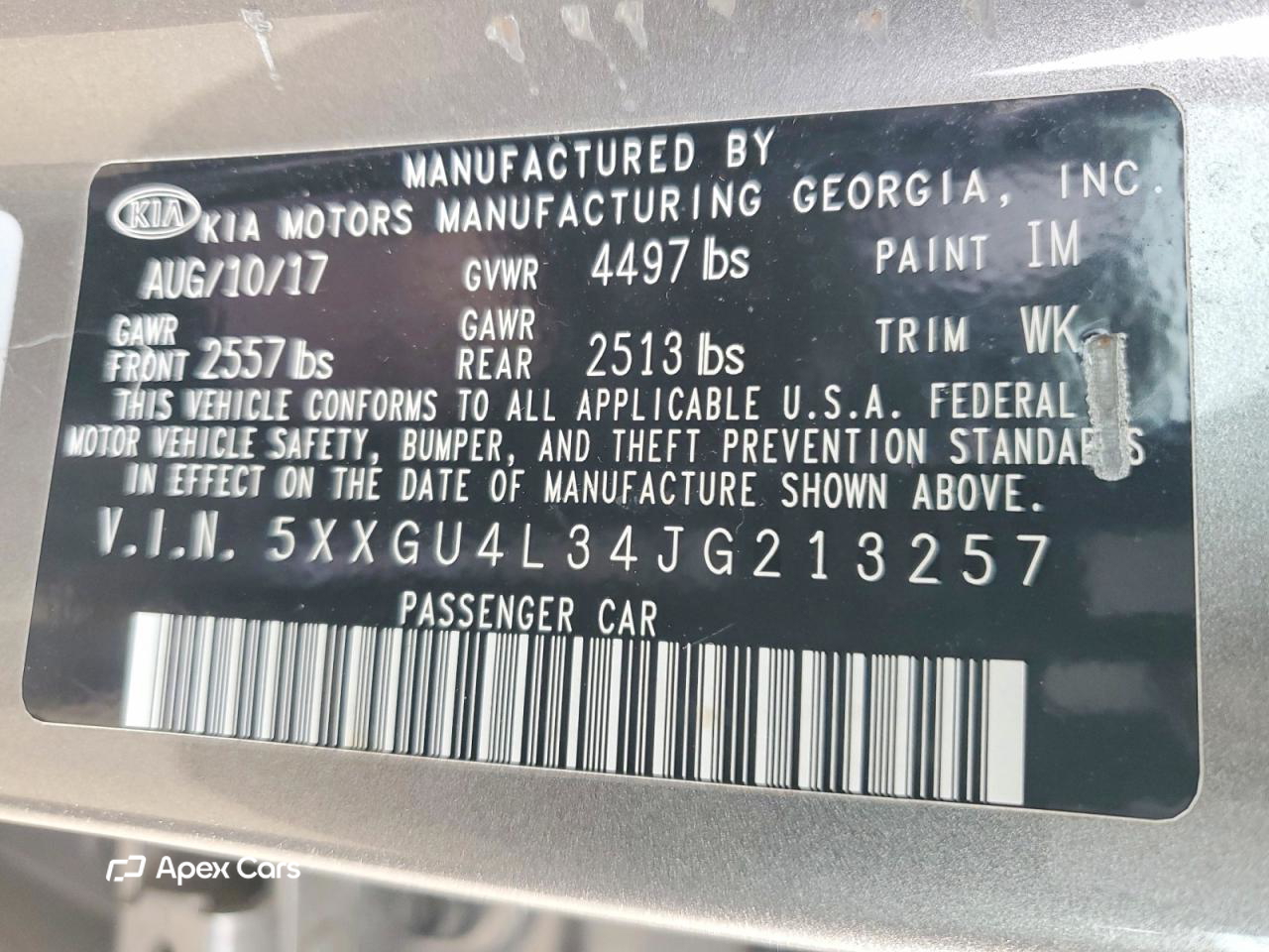 Kia Optima 2018