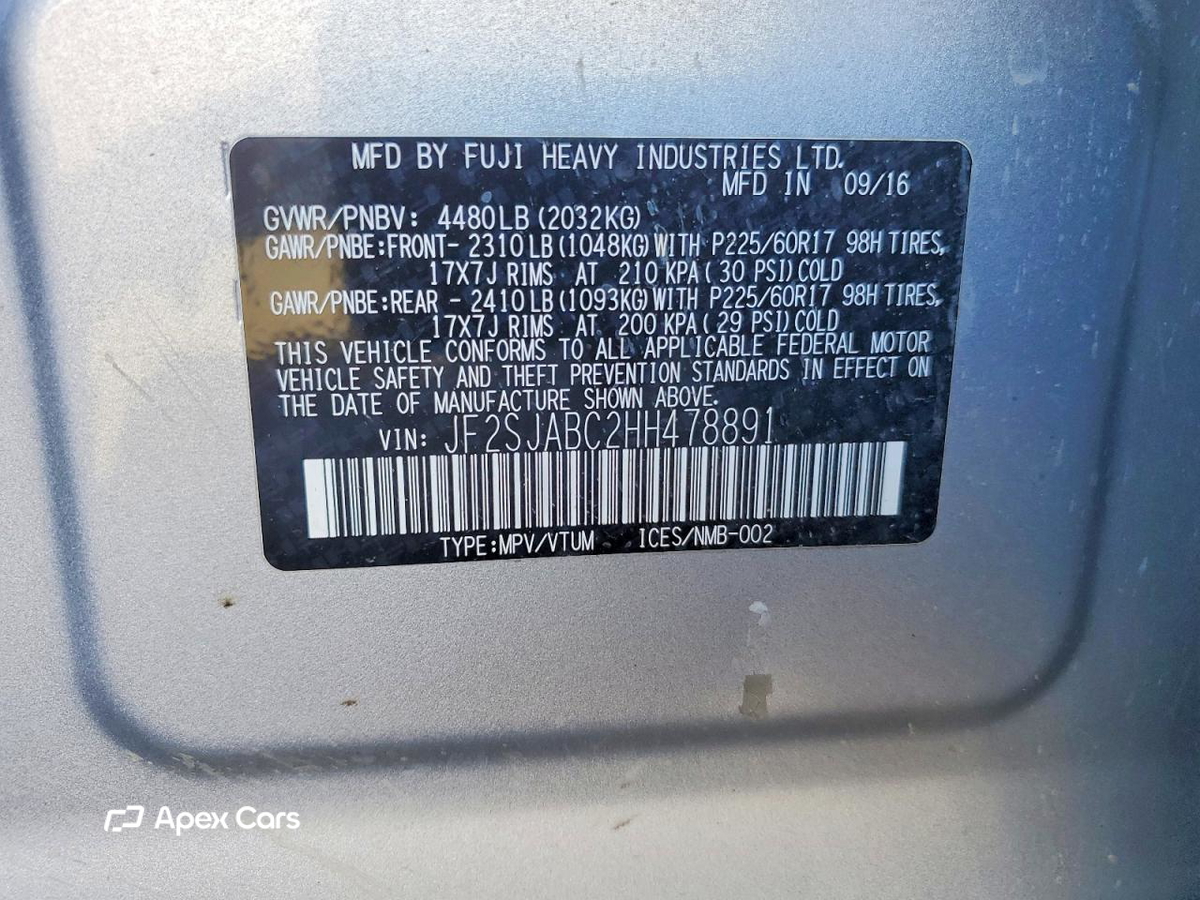Subaru Forester 2017