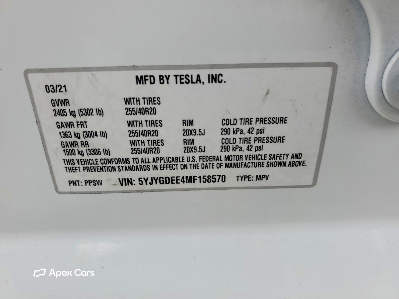 Tesla Model Y 2021