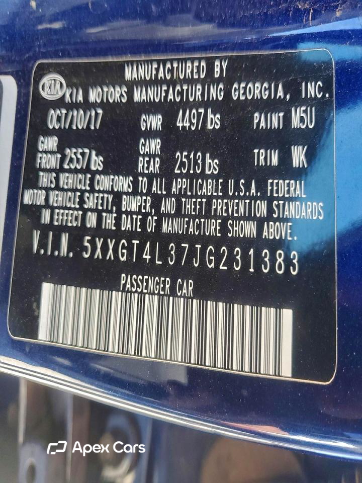 Kia Optima 2018