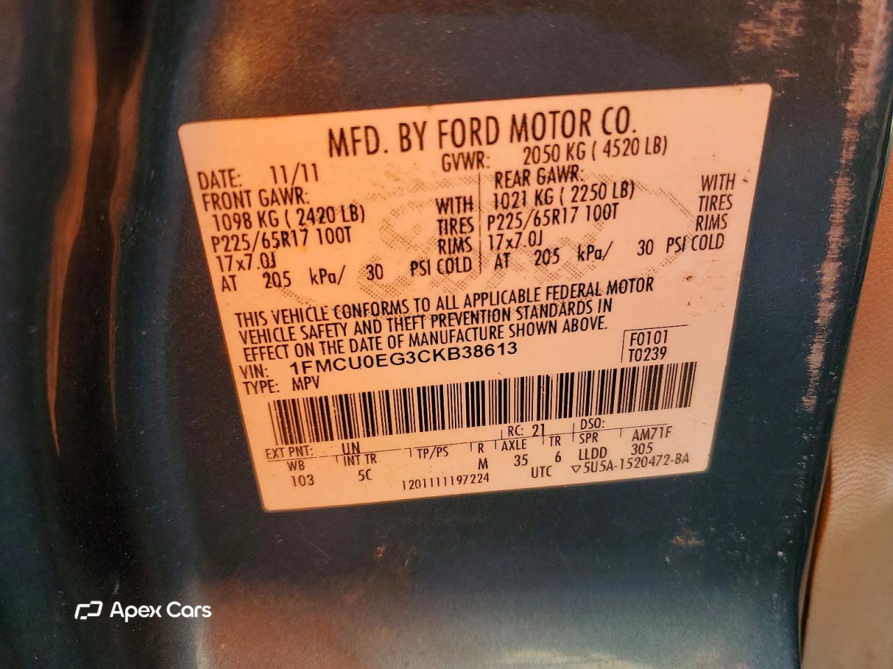Ford Escape 2012