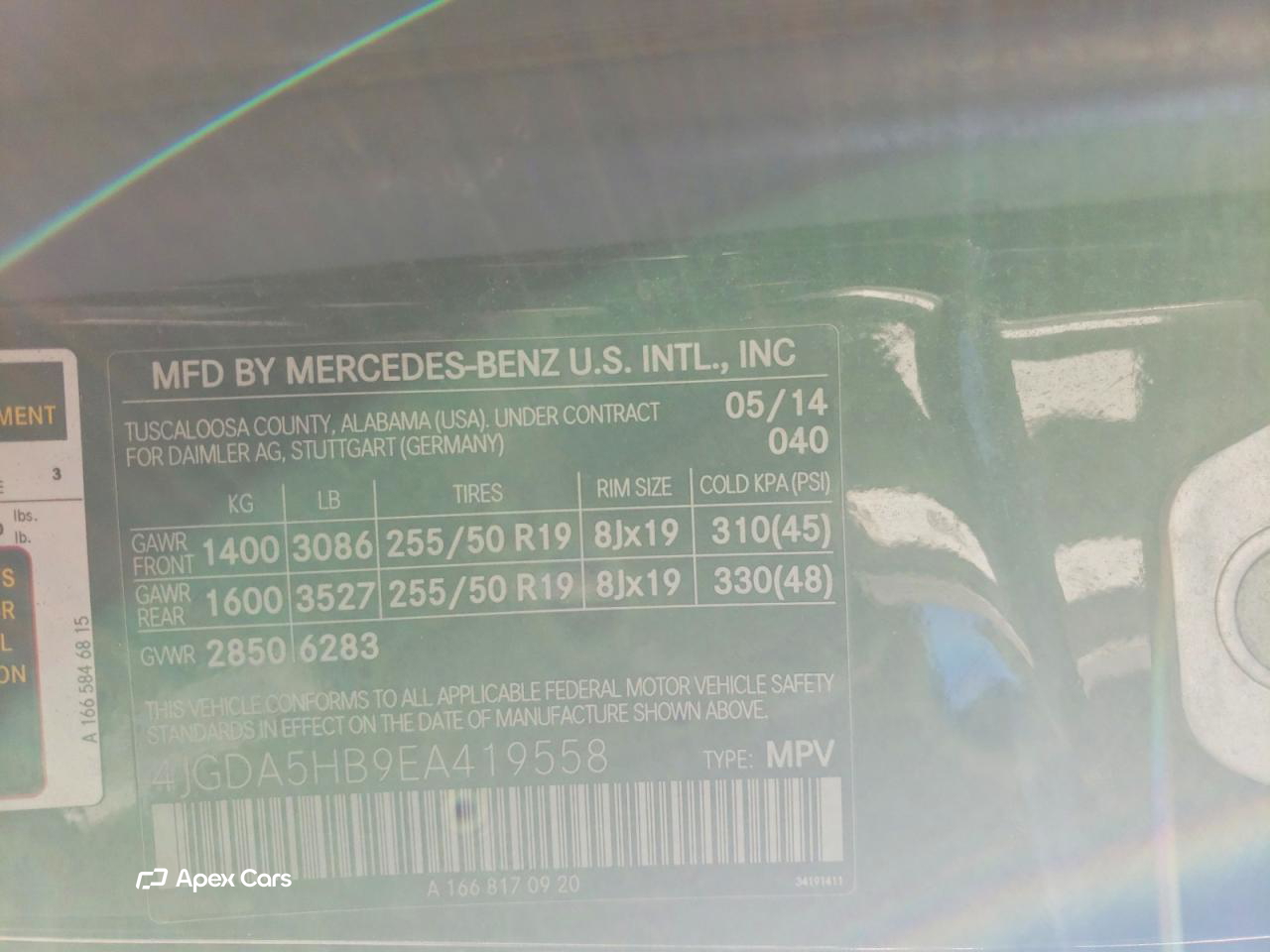 Mercedes-Benz M-klasse 2014