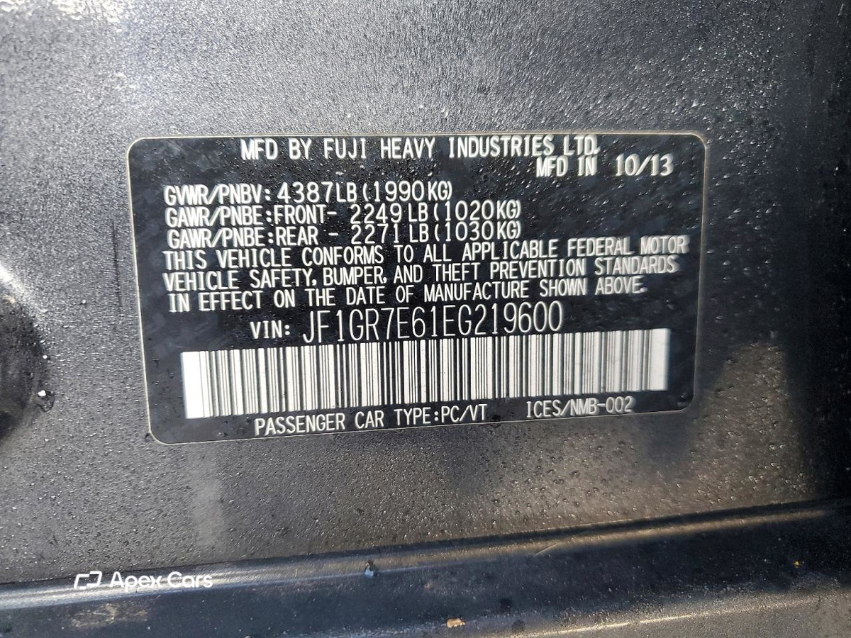 Subaru Impreza 2014