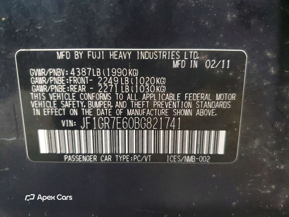 Subaru WRX 2011