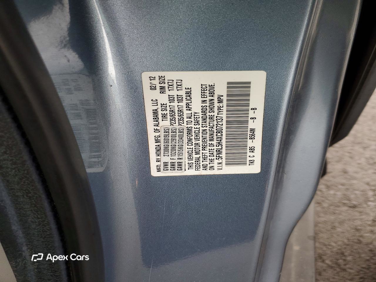 Honda Odyssey 2012