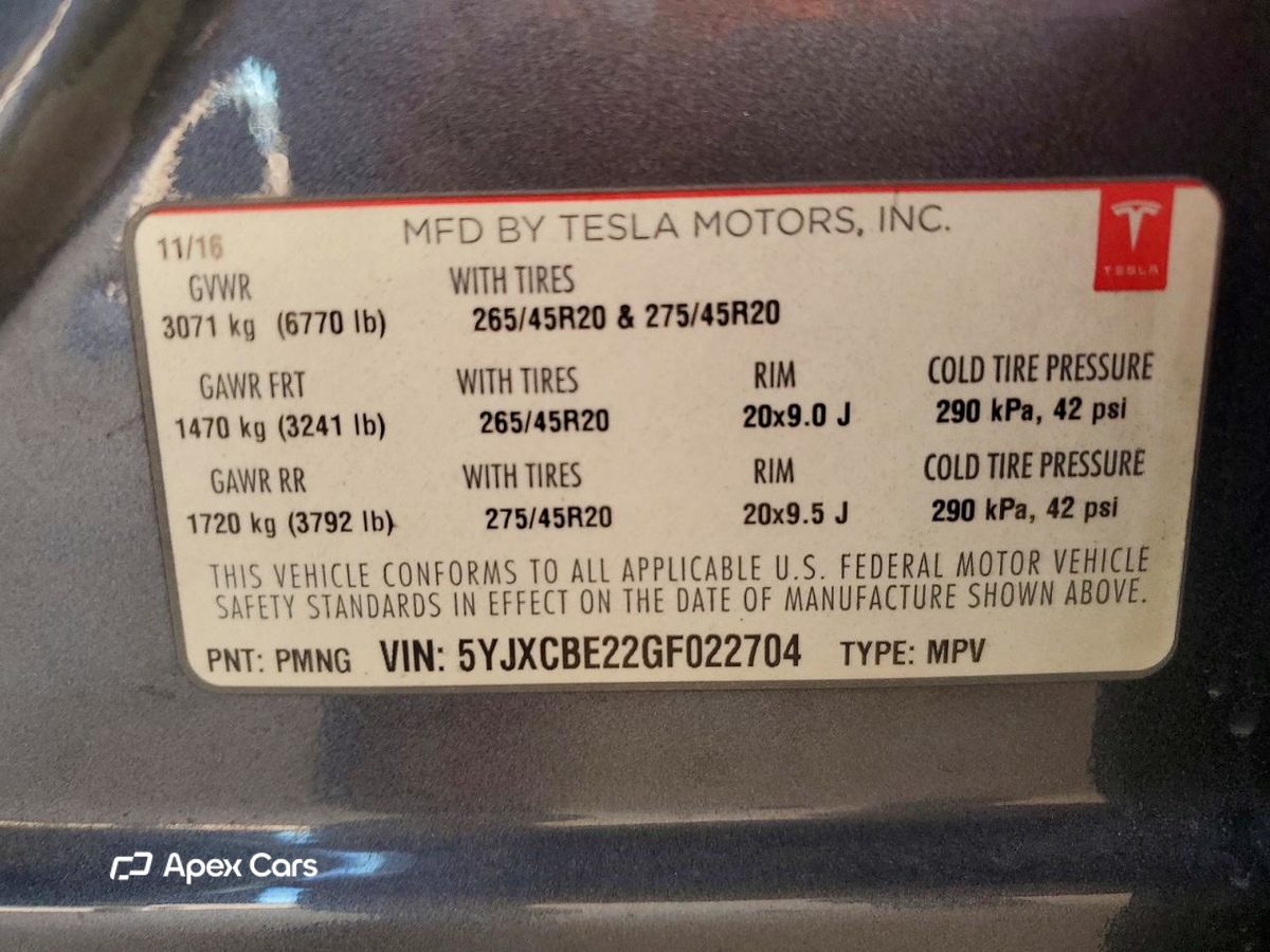 Tesla Model X 2016