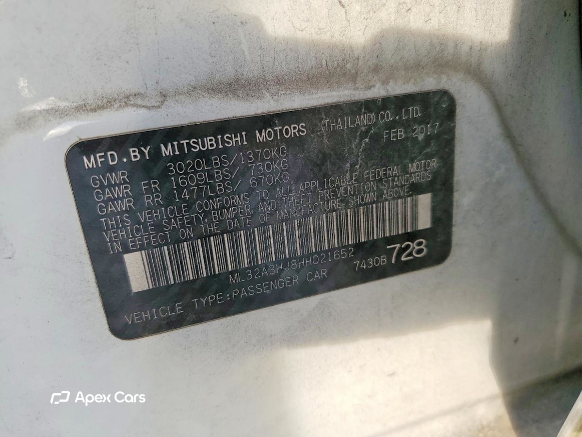 Mitsubishi Mirage 2017