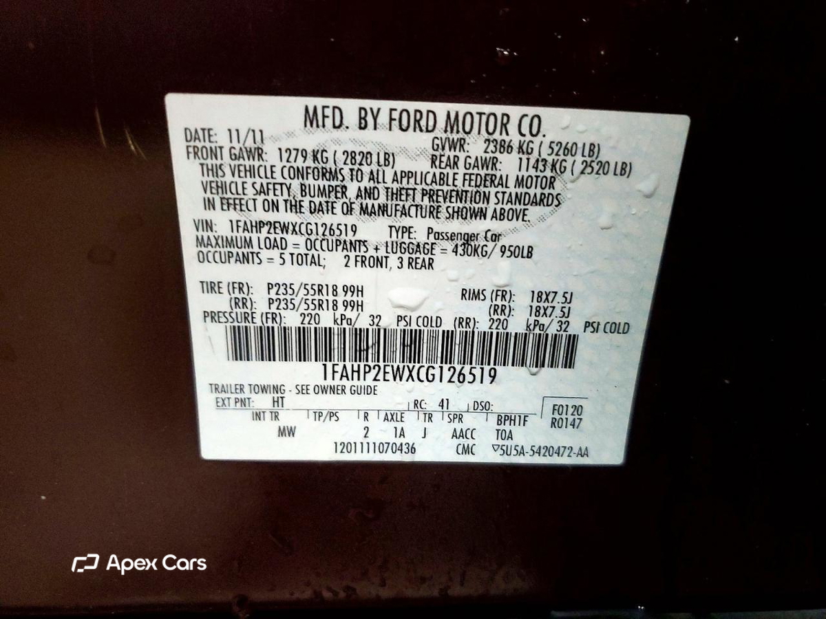 Ford Taurus 2012