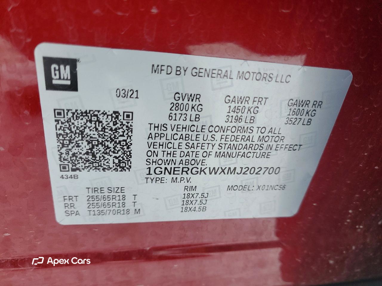 Chevrolet Traverse 2021