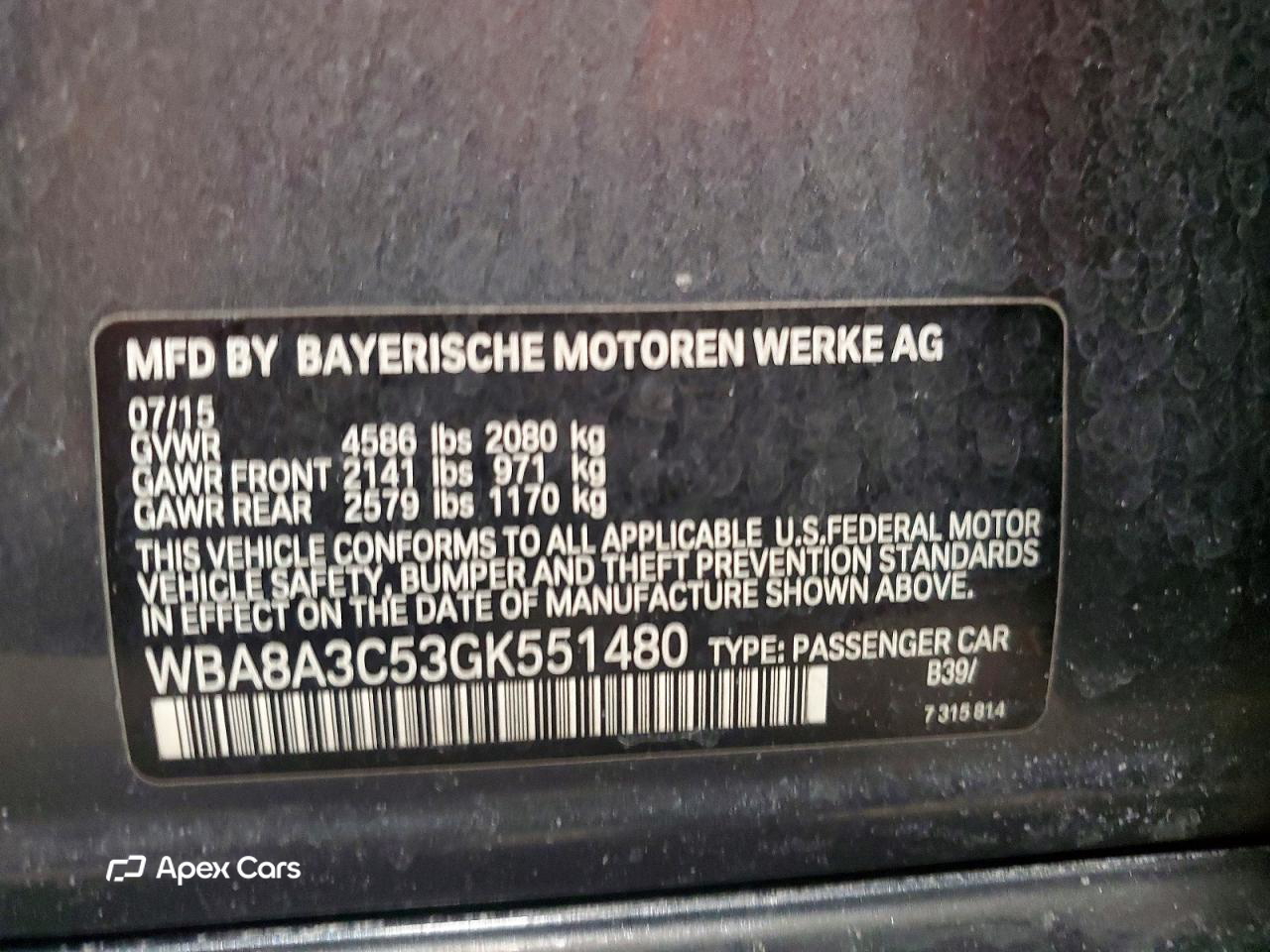 BMW Series 3 2016