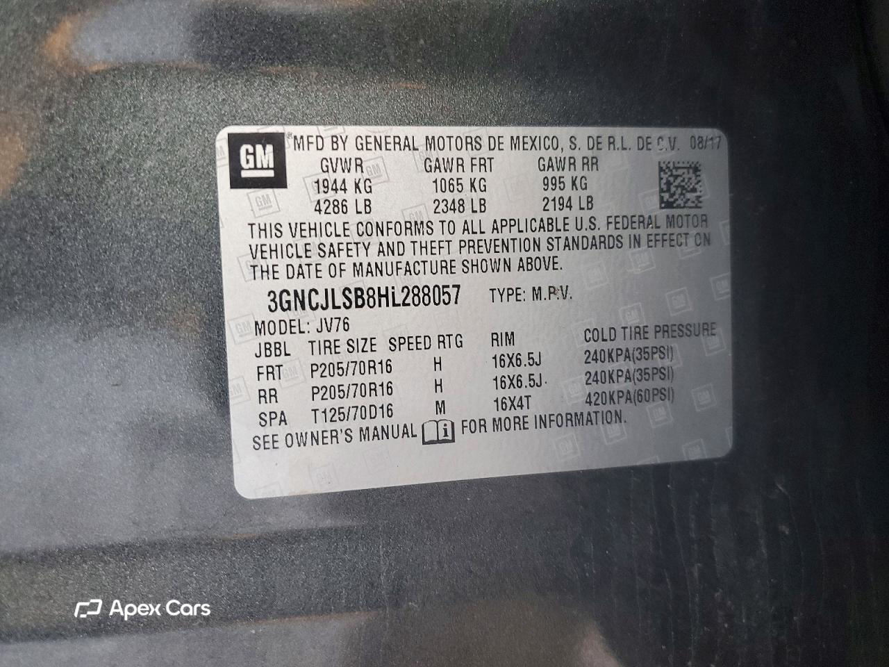 Chevrolet Trax 2017